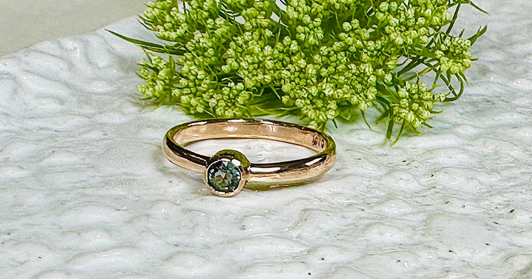 Green Tourmaline Ring