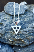 Load image into Gallery viewer, Chunky Triangle Necklace
