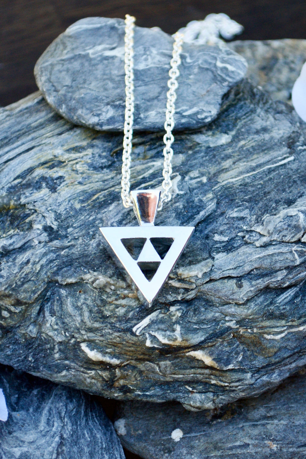 Chunky Triangle Necklace