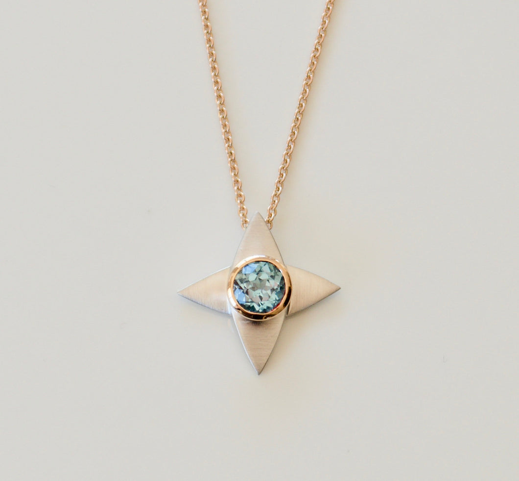 Blue Topaz Pendant